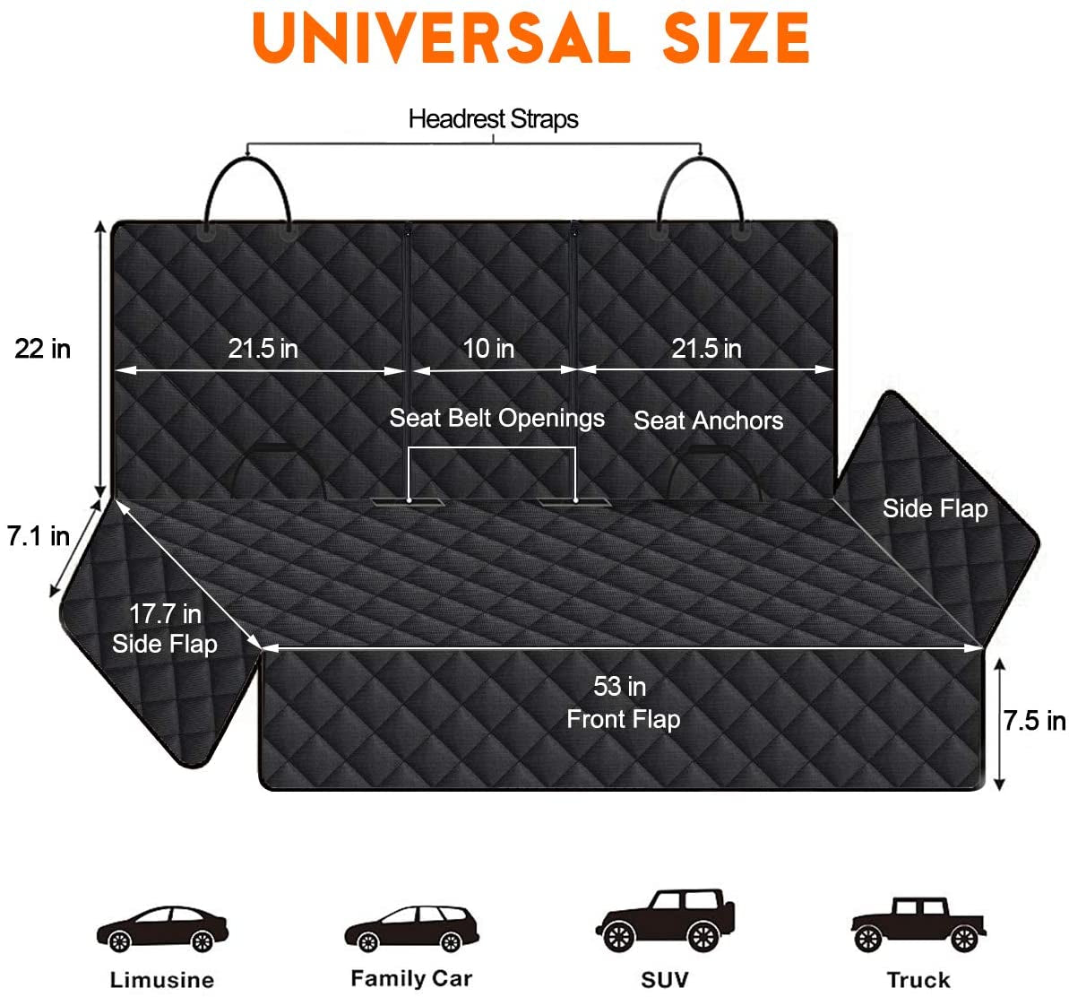 Ultimate Dog Car Seat Cover – Protect Your Back Seat with Style!