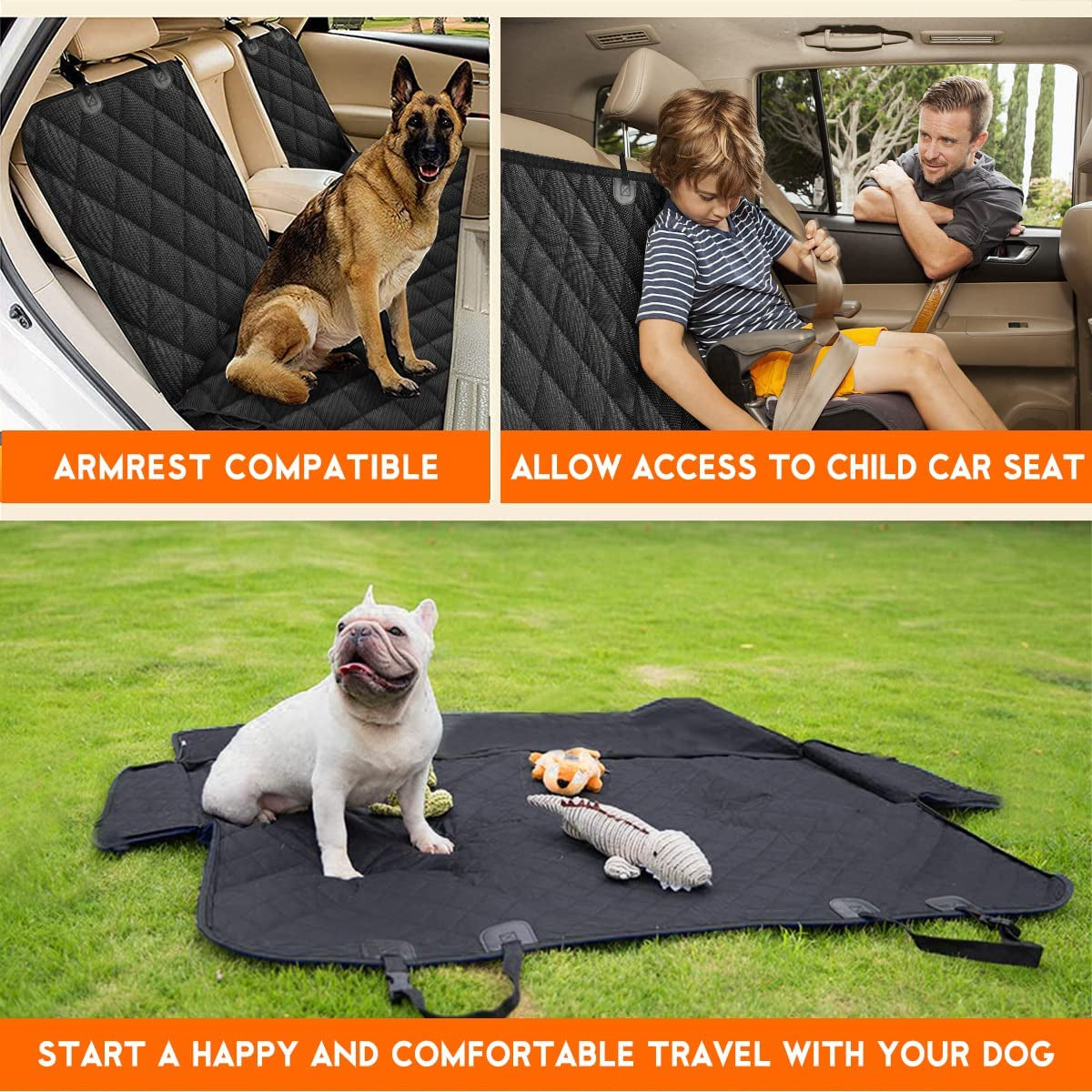 Ultimate Dog Car Seat Cover – Protect Your Back Seat with Style!