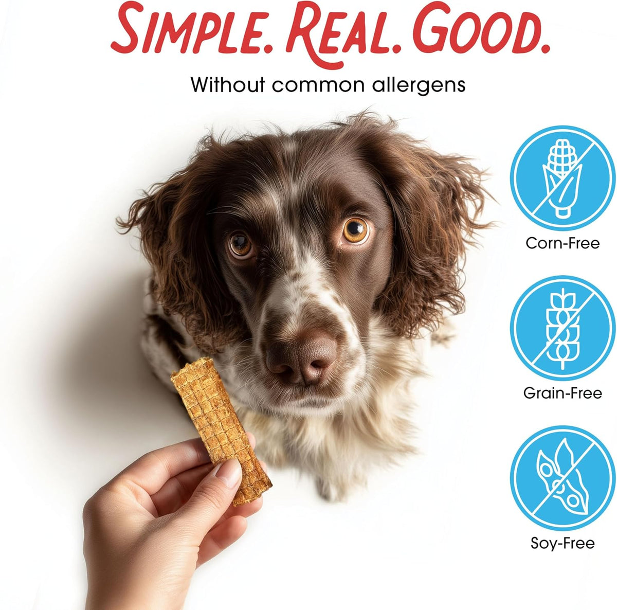 Premium Chicken Jerky Treats for Dogs - Filler Free, 3 Lb Bag
